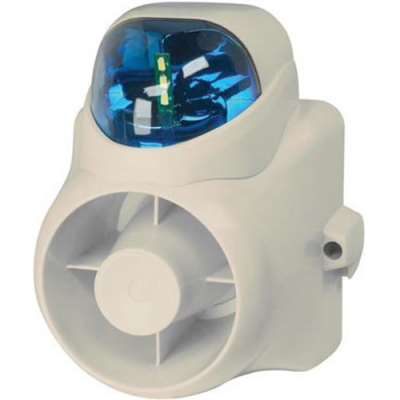 120 dB INDOOR / OUTDOOR TAMPER PROOF SIREN / BLUE STROBE
