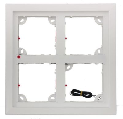 MOBOTIX QUAD FRAME, WHITE FOR T2x (NEW)