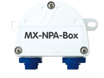MOBOTIX WEATHERPROOF PoE INJECTOR AND NETWORK CONNECTOR, NPA INTERFACE BOX (NEW)