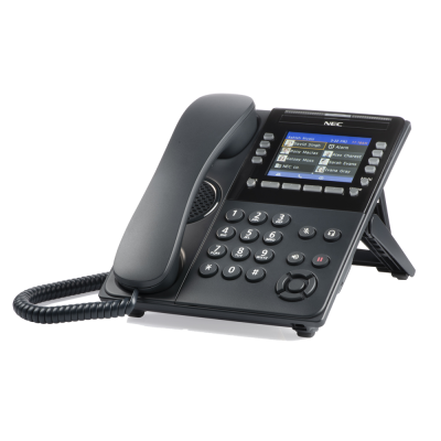 NEC ITK-32LCGS-1 BK IP COLOR DISPLAY SELF-LABELING TELEPHONE (NEW)