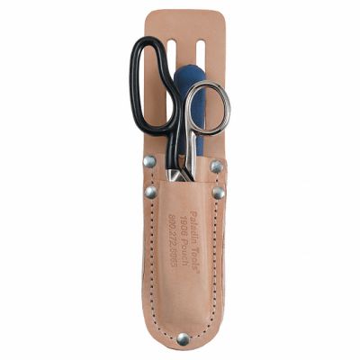 GREENLEE KNIFE & SCISSORS IN LEATHER POUCH (NEW)