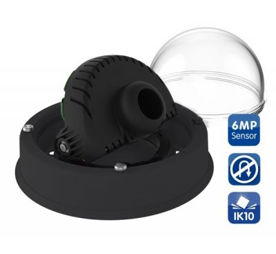 MOBOTIX v25 INDOOR DOME (BODY ONLY - NO LENS), DAY, BLACK (NEW)