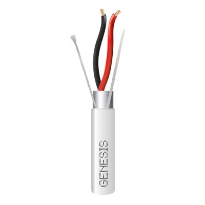 HONEYWELL GENESIS PLENUM SHIELDED SPEAKER CABLE, 16/2 STRANDED OAS HTS CL2P, BEIGE (PER 500 FT.)