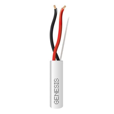 HONEYWELL GENESIS SPEAKER CABLE, 16/2 STRANDED JACKET HTS, WHITE (PER 1000 FT.)